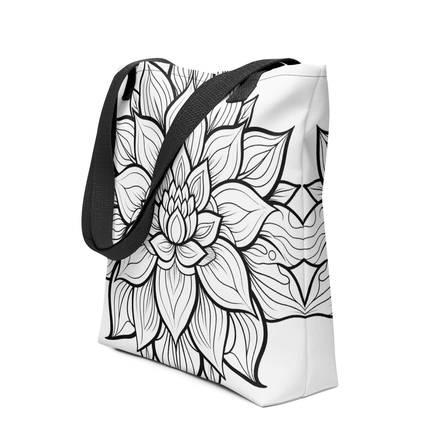 Lotus Mandala Color Me Tote bag