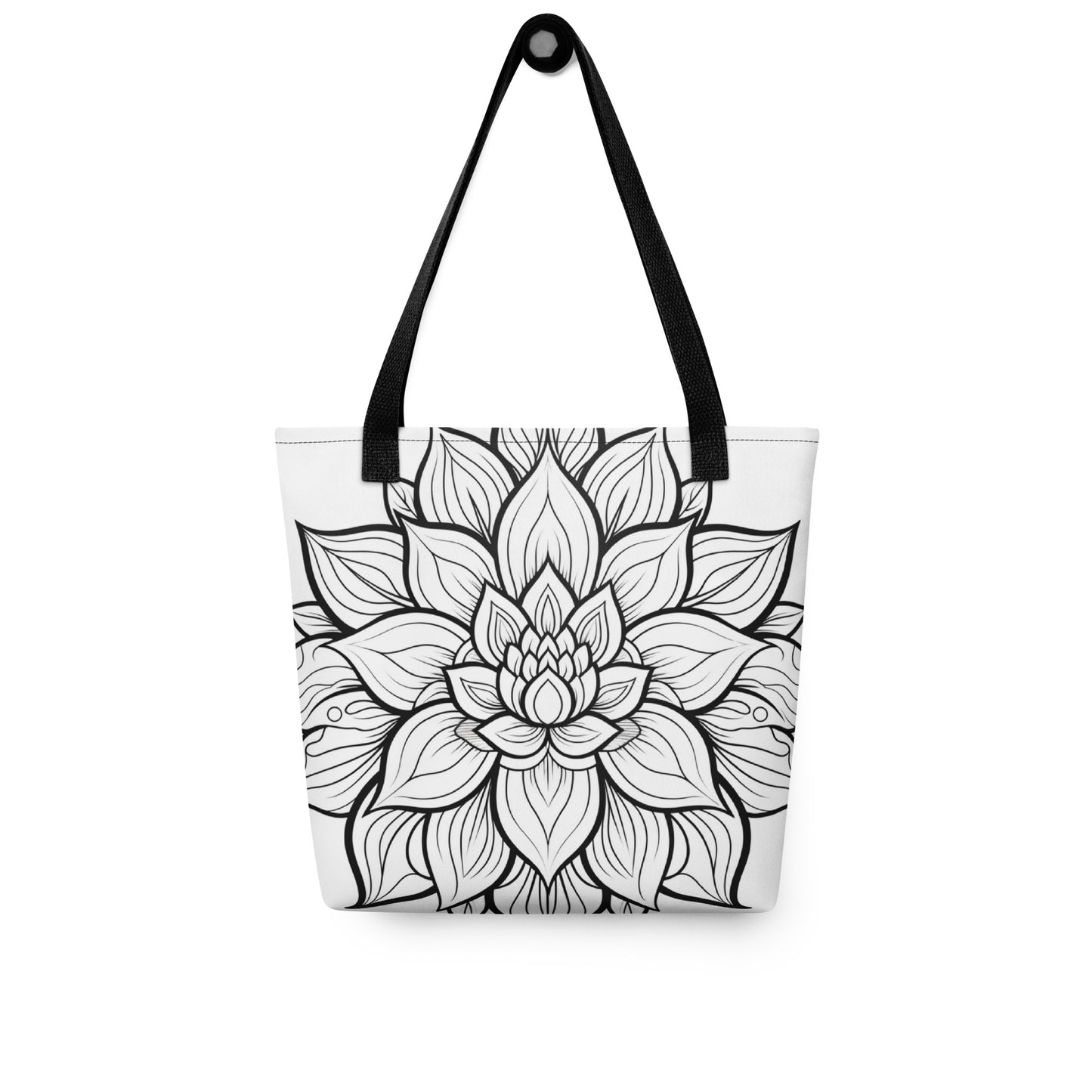 Lotus Mandala Color Me Tote bag