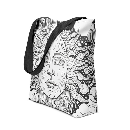 Celestial Sun Color-Me Tote bag