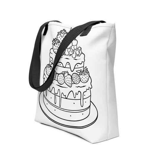 Strawberry Cake Color-Me Tote bag