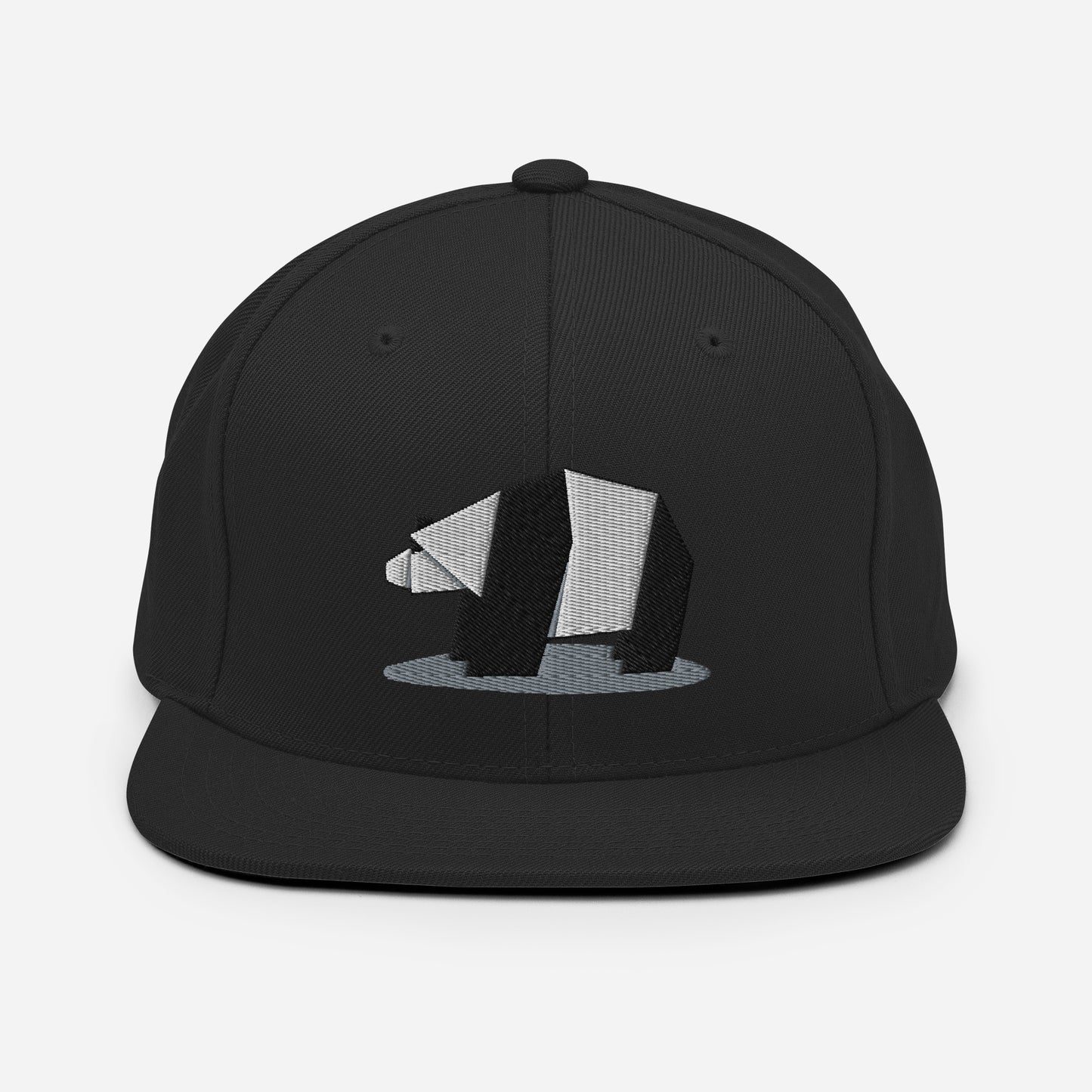 Paper Panda Snapback Hat