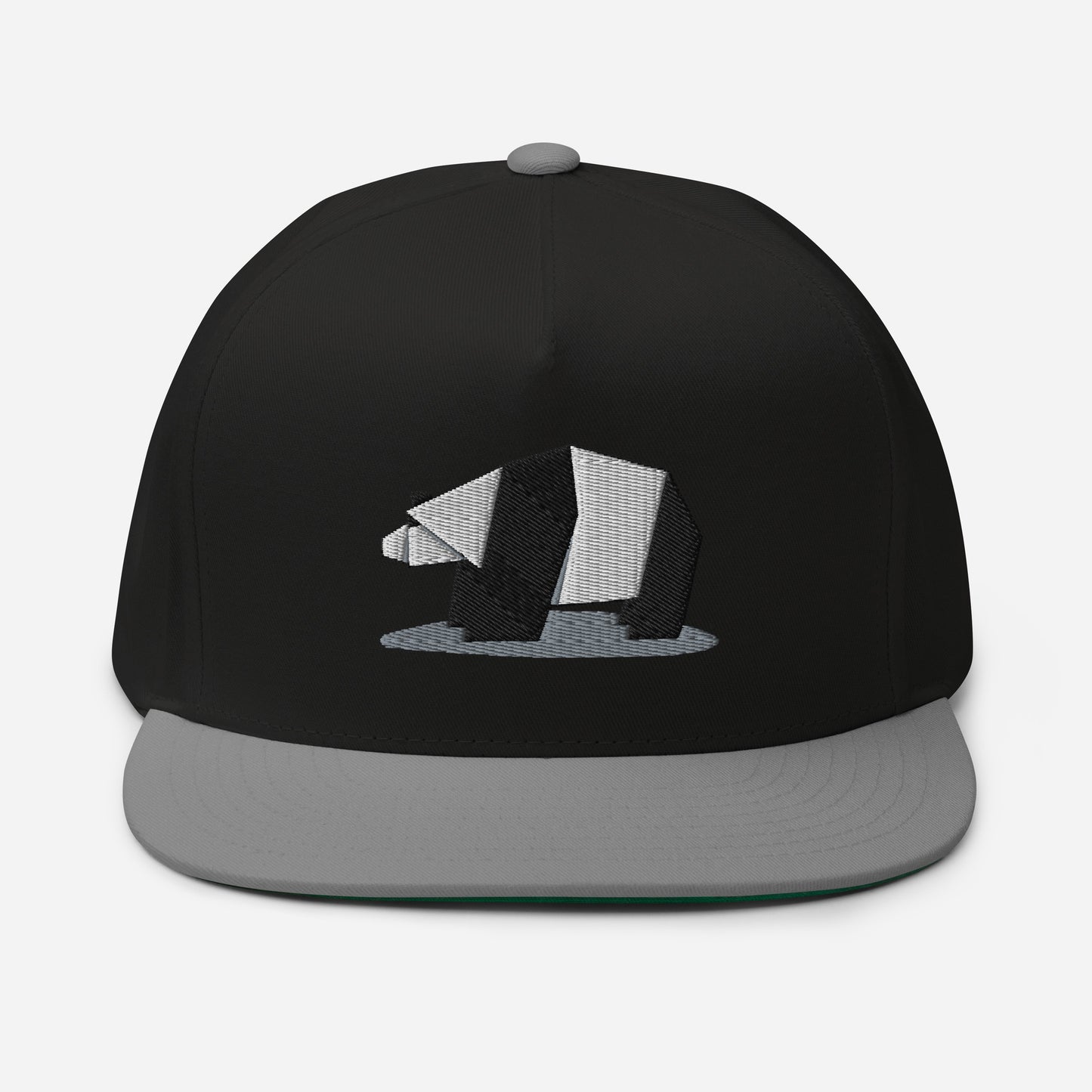 Paper Panda Flat Bill Cap