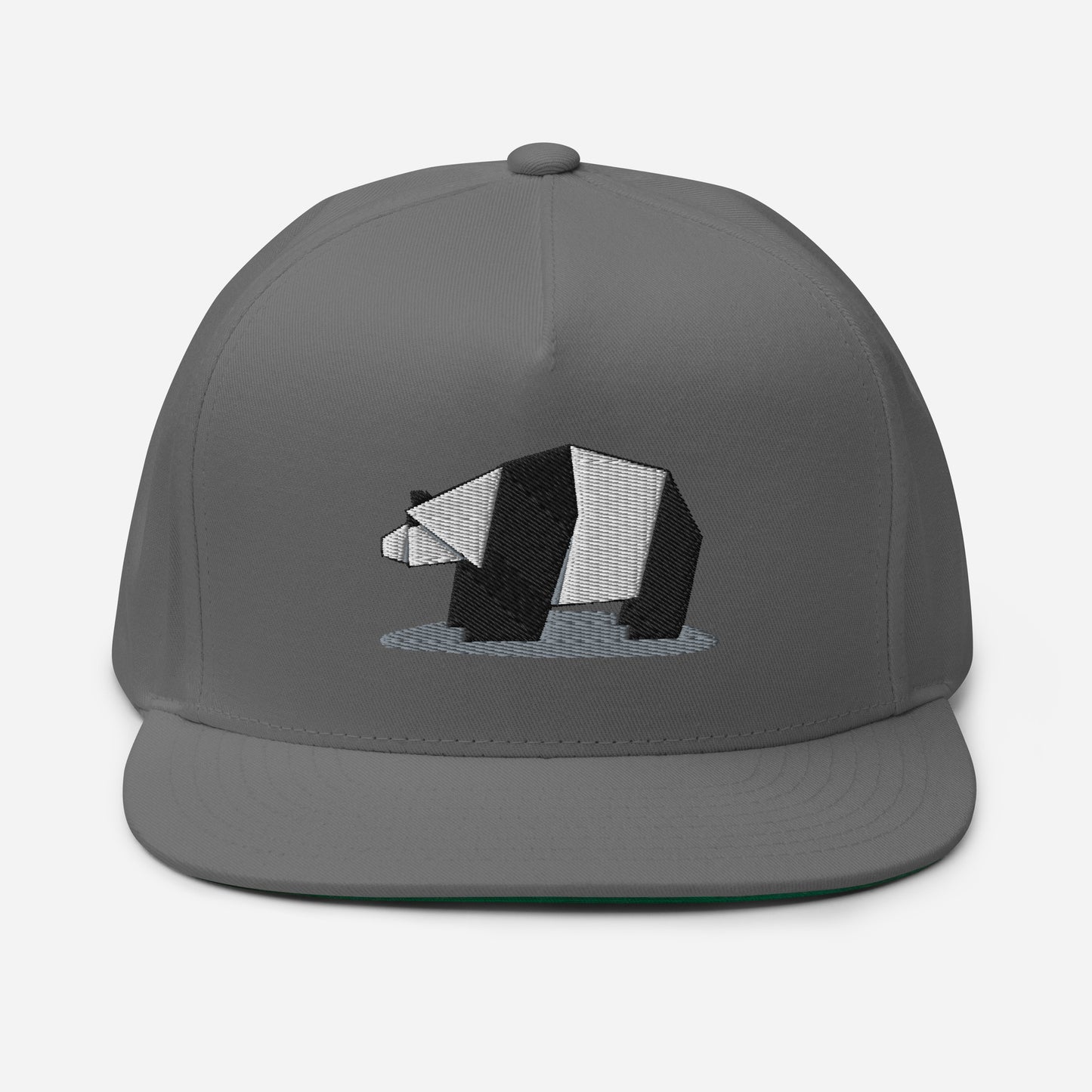 Paper Panda Flat Bill Cap