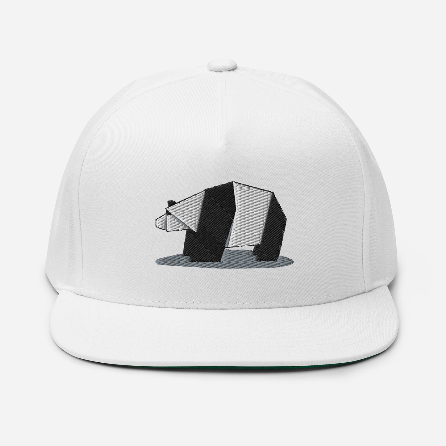 Paper Panda Flat Bill Cap