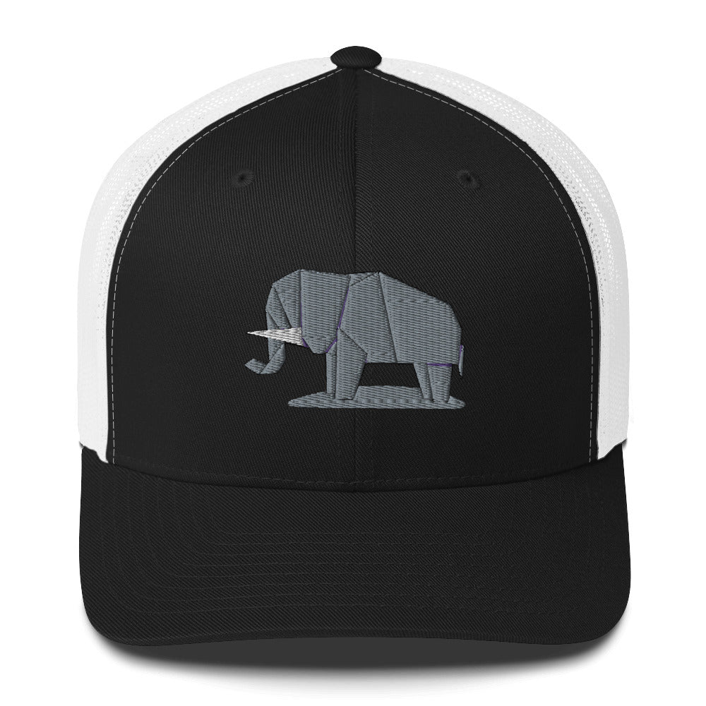 Paper Elephant Trucker Cap