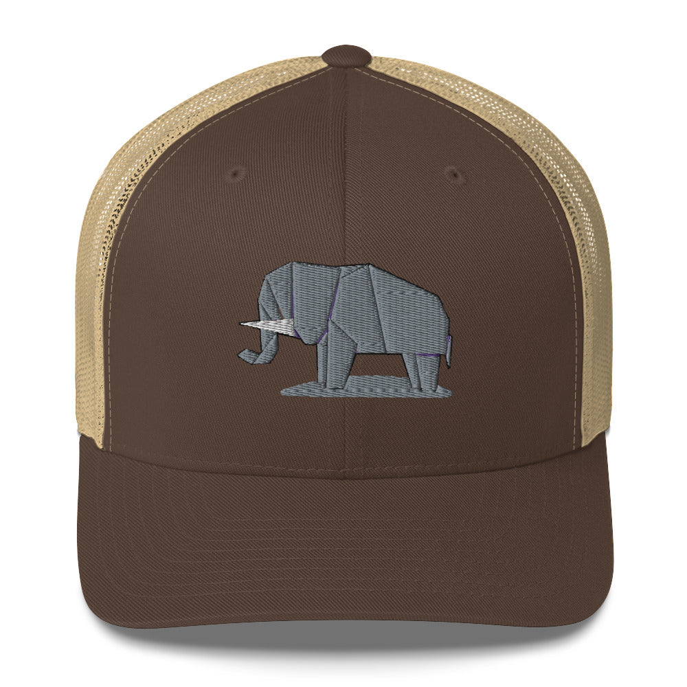 Paper Elephant Trucker Cap