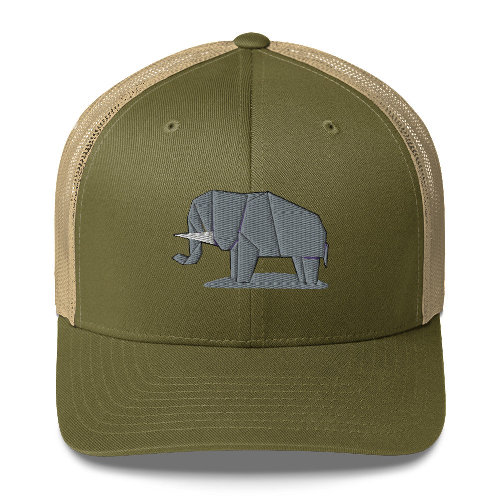 Paper Elephant Trucker Cap