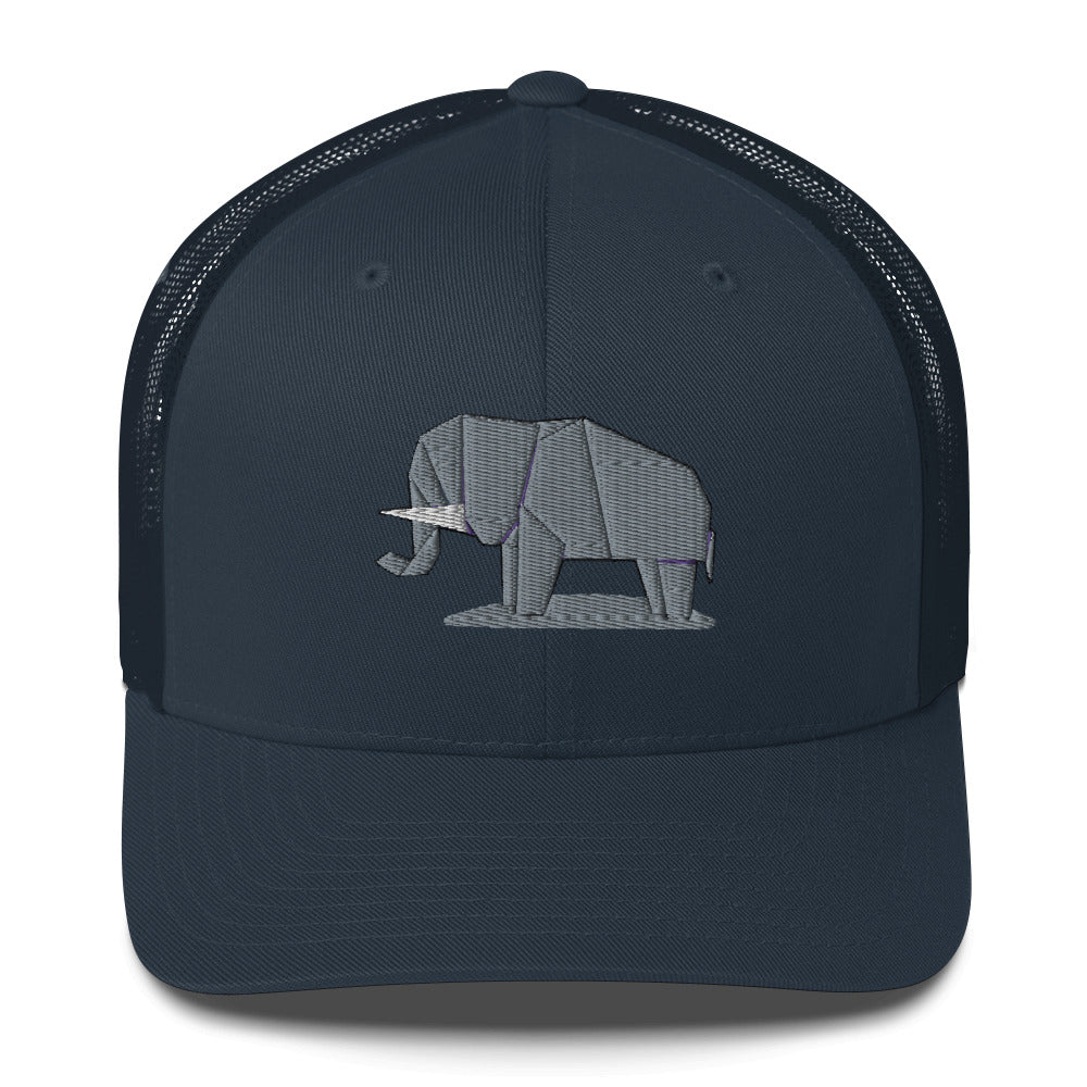 Paper Elephant Trucker Cap