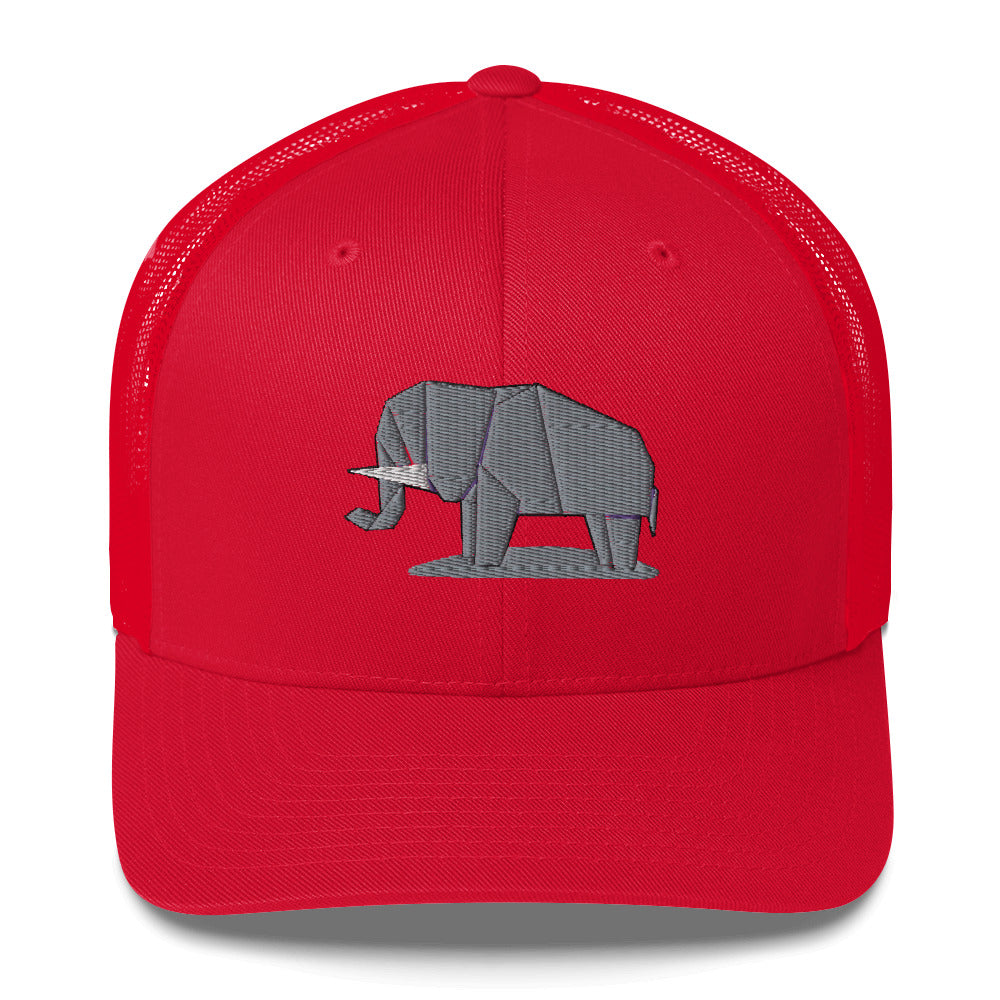 Paper Elephant Trucker Cap