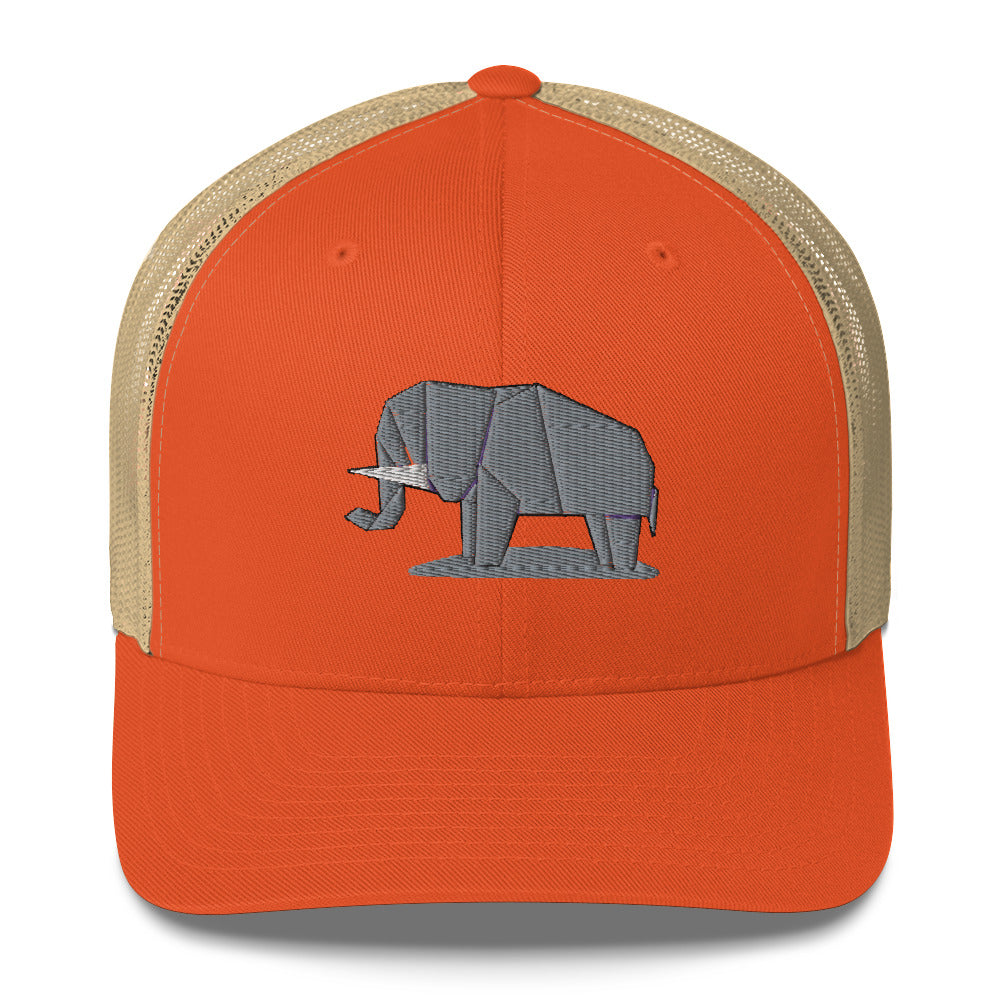 Paper Elephant Trucker Cap