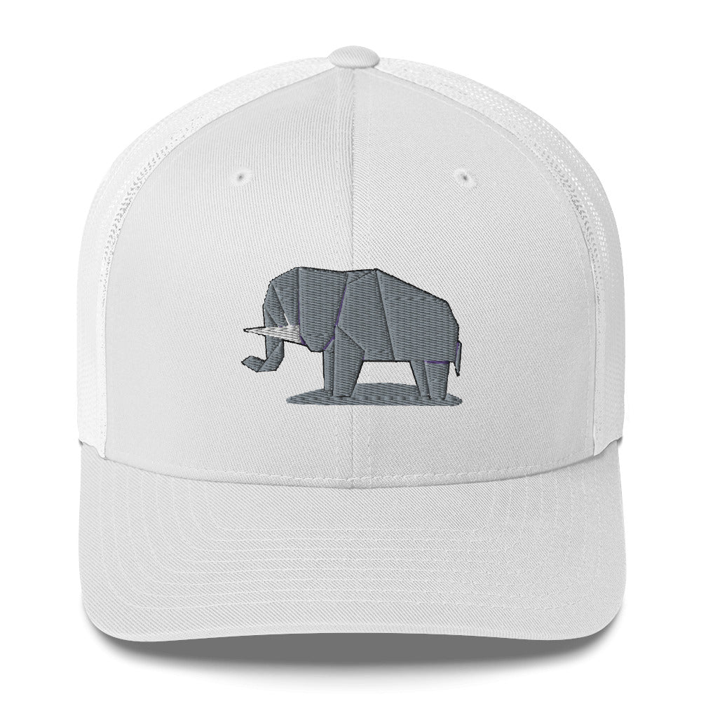 Paper Elephant Trucker Cap